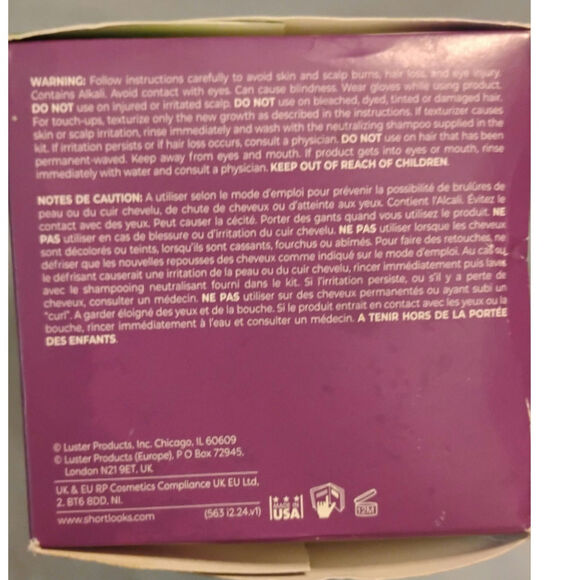 Shortlooks texturizer enhanced with avocado and castor hair oils. - Picture 3 of 4